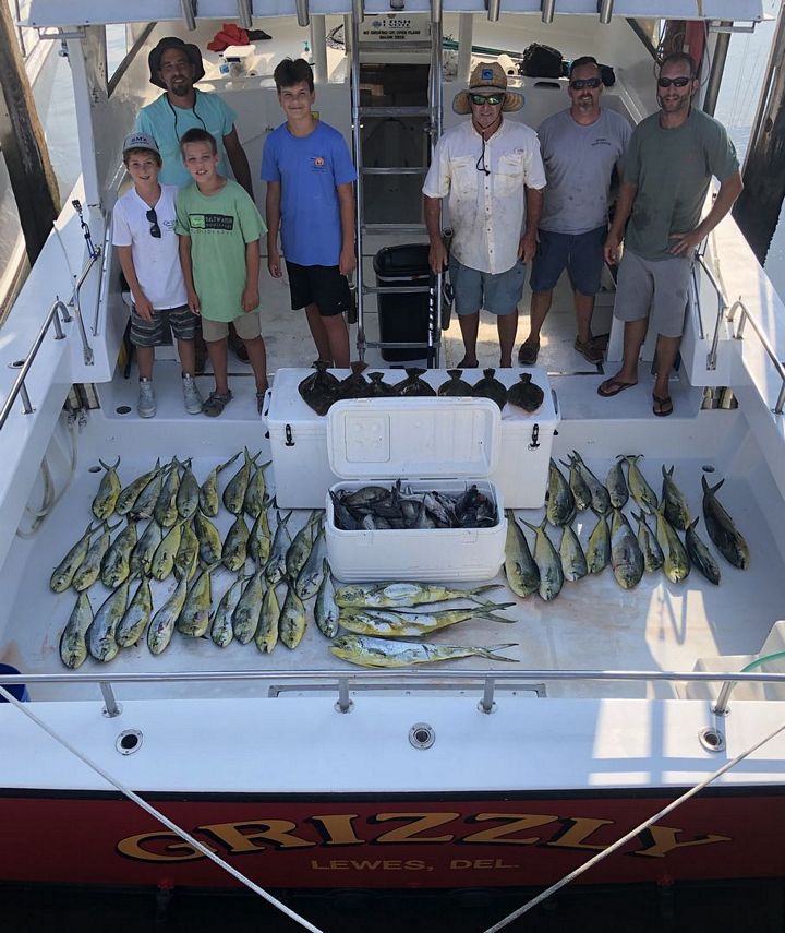 delaware charter boat fishing